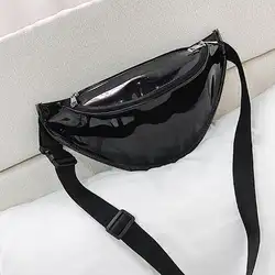 Прозрачные силиконовые Босоножки с открытым Для женщин; Обхват груди и бедер сумка через плечо сумка поясная сумка