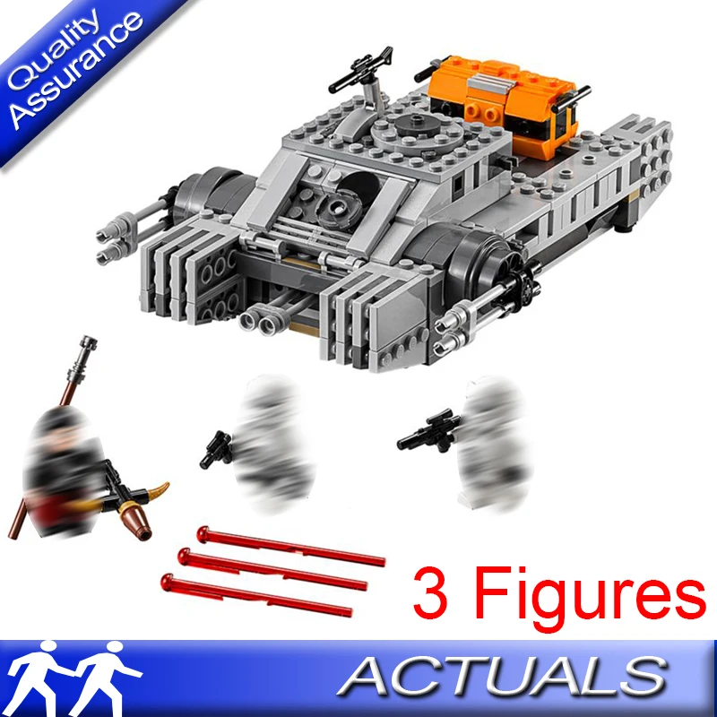 

LELE 35012 Star Series Wars Imperial Assault Hovertank Building Blocks Movie Tank Creative Boy Toys Compatible with Lego 75152
