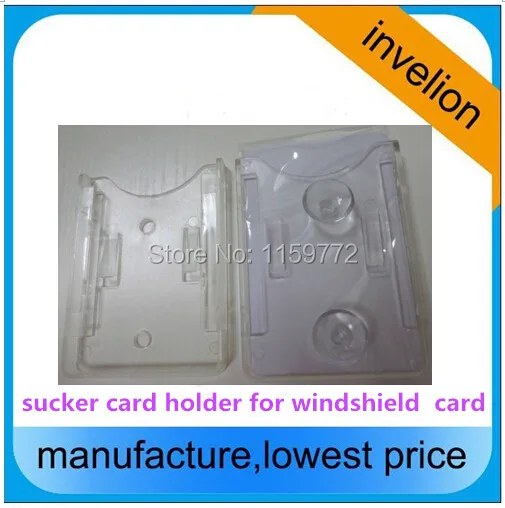 

free sample pvc card holder for parking vehicle rfid windshield card tag