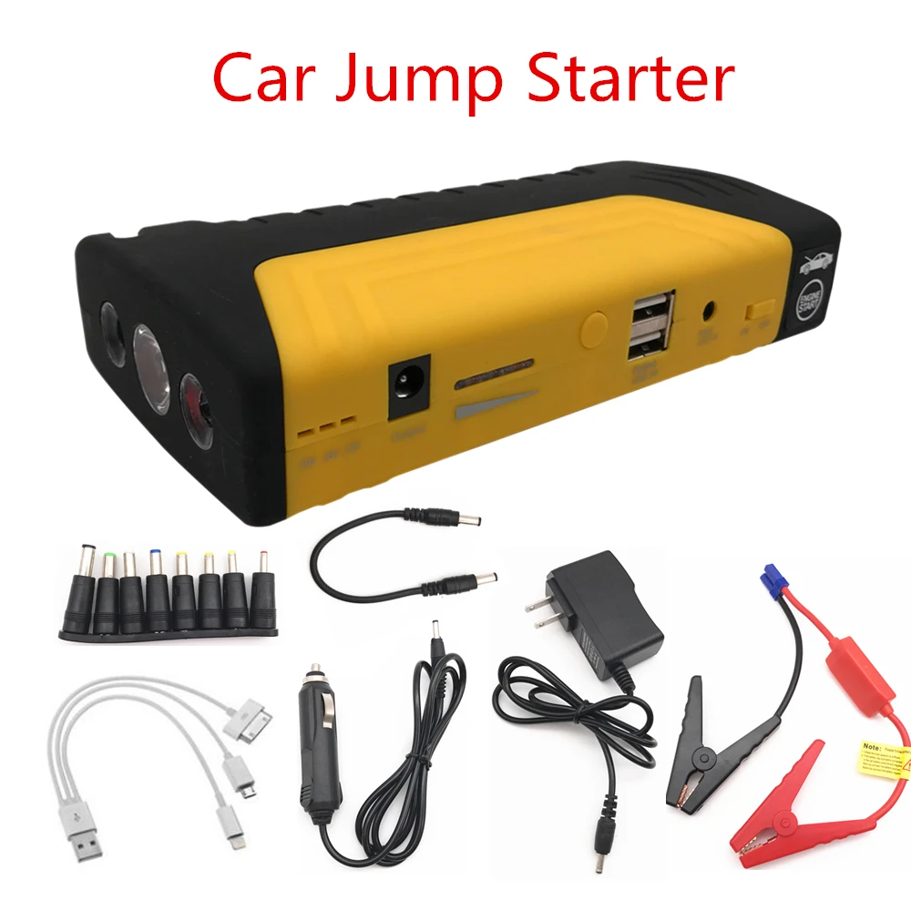 Car Jump Starter 12V 600A Portable Starter Power Bank Petrol Diesel Starting Device Car Charger ...