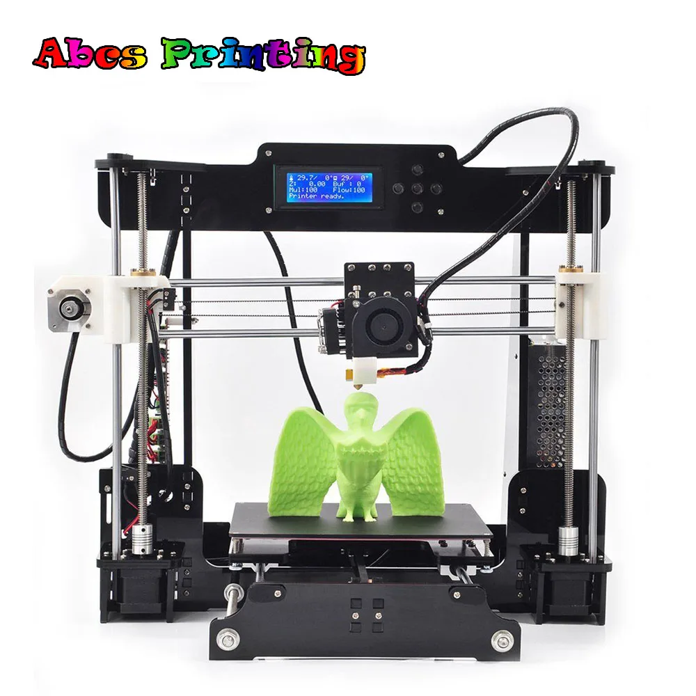 Impressora 3D A8 Acrylic DIY Prusa I3 Excellent Motor