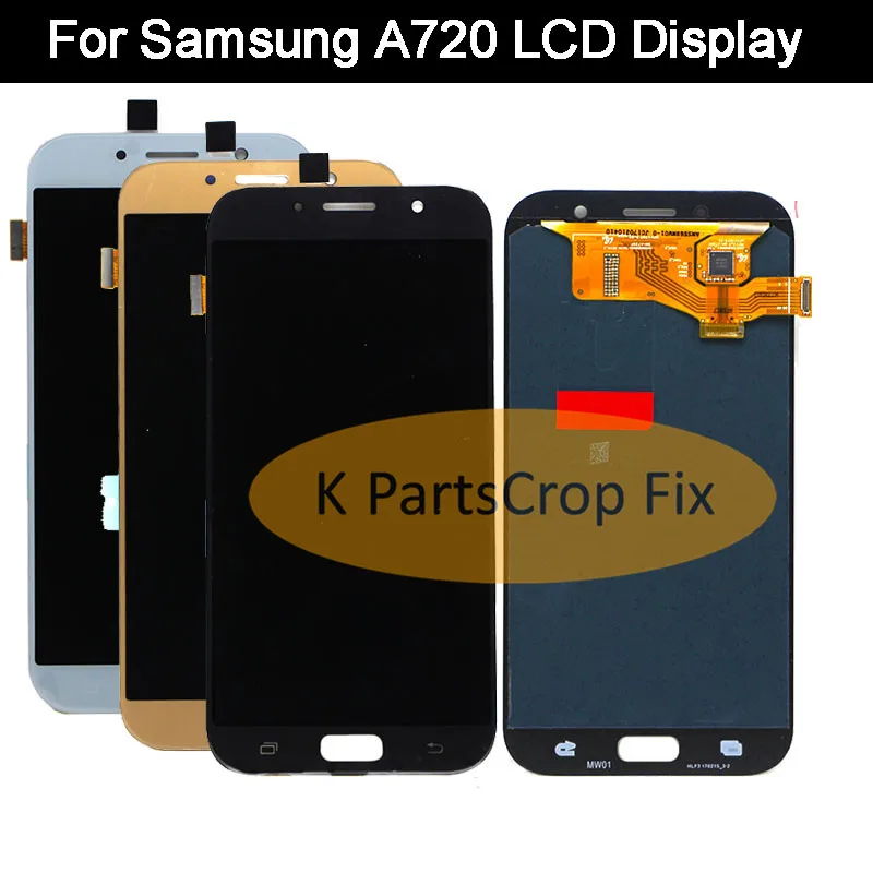 Для SAMSUNG Galaxy A7 2017 A720 A720F SM ЖК дисплей кодирующий преобразователь сенсорного экрана