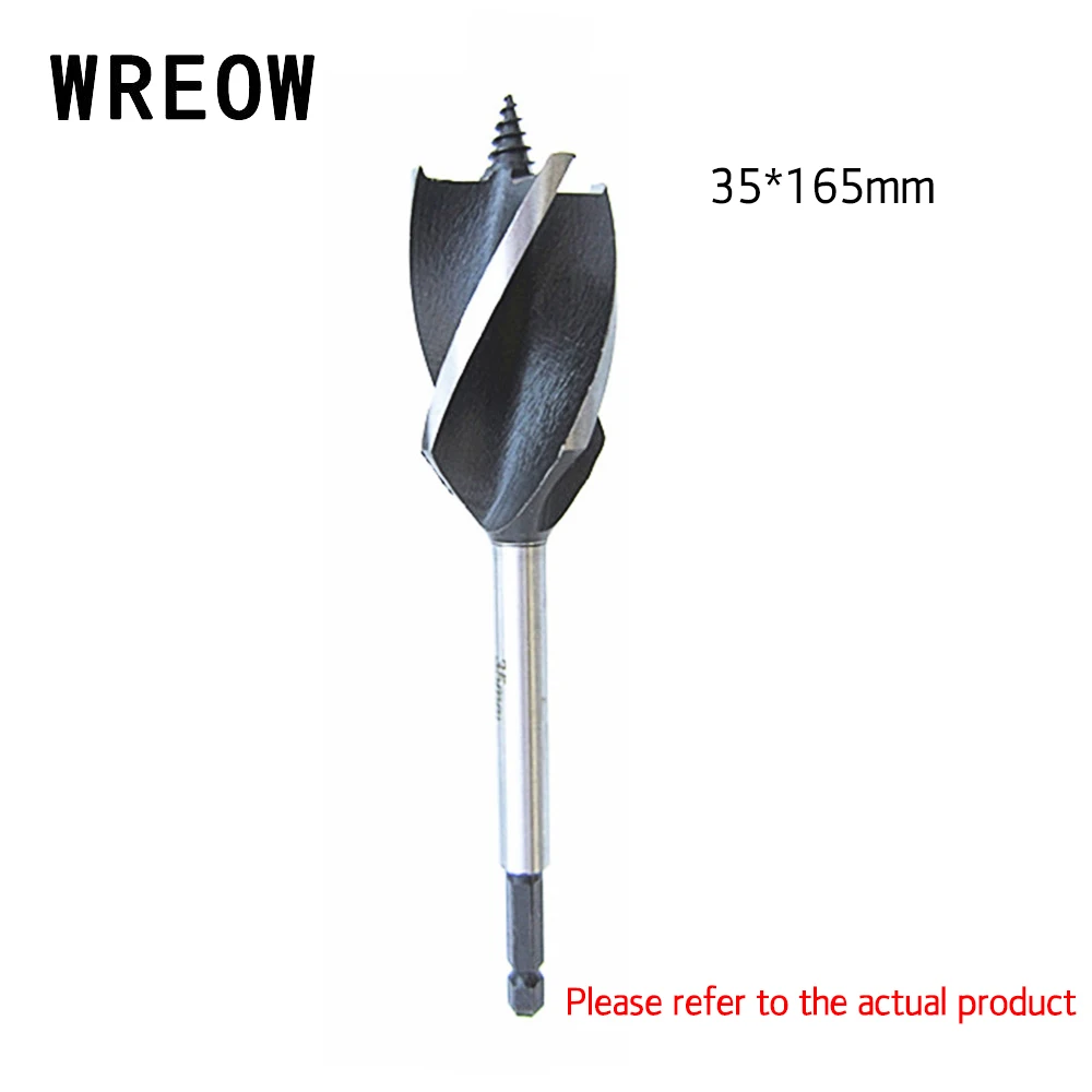 Lunghezza Totale 165Mm Carpenteria Hex Drill Bit Esagonale Shank Twist Drilling Lavorazione Del Legno Twist Bit Lavorazione Del Legno Cutter Strumento