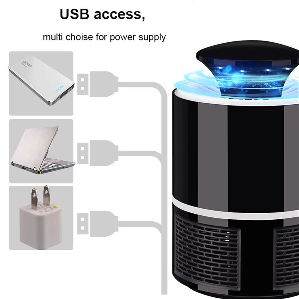 Yhint комаров убийца usb лампы fly Электрический для дома светодиодный ночник ловушка