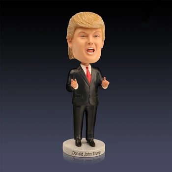 

Nodding Donald Trump Shake Head Dolls Dashboard Car Decoration Accessories Auto Shaking Head Toy for Automoibles Car-styling