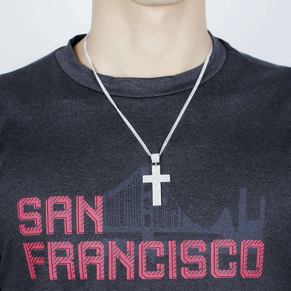 moissanite necklace for man (7)