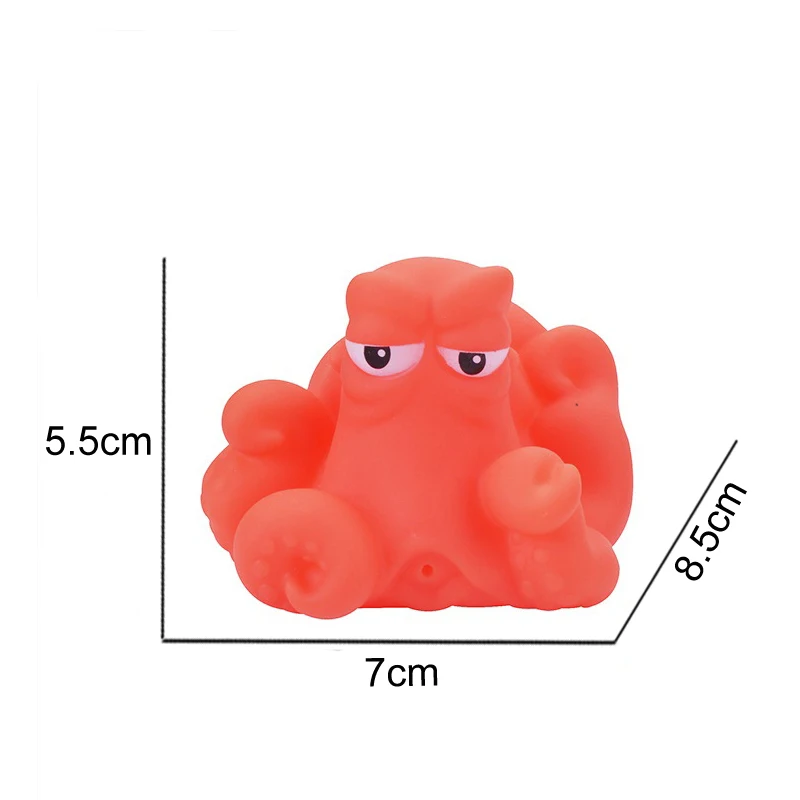 8 шт./лот игрушки для ванной рыбы игрушки для ванной детская Ванная комната для купания детские резиновые классические развивающие хобби для девочек