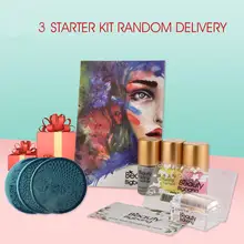BEAUTYBIGBANG 4 шт./компл. штамповочная пластина для ногтей Набор для штамповки ногтей стартовый набор желе штамповка полировки стартер полный комплект