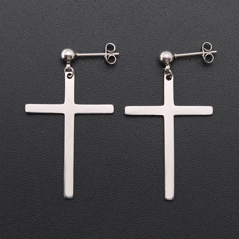Titanium steel earrings