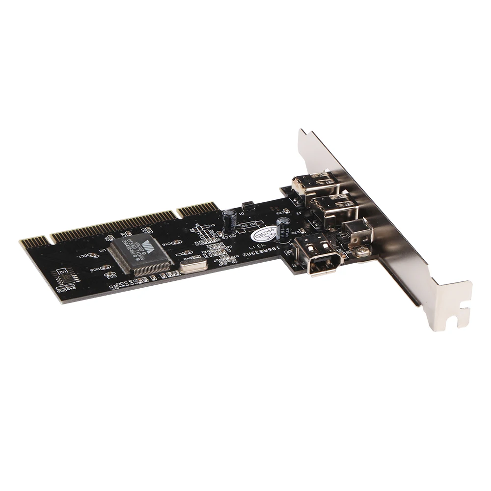 PCI к 6 контактный/4 контактный IEEE 1394 плата контроллера с кабелем Firewire для цифровой