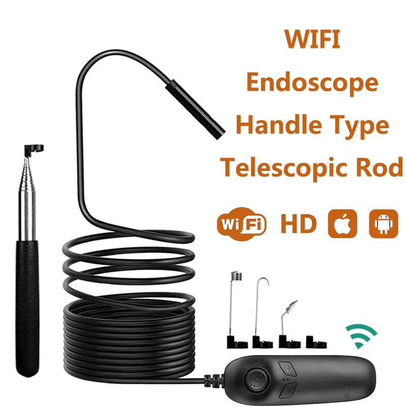

Wifi inspection Camera endoscope camera Borescope probe Video Inspection for Android/iOS phone hd hard Wire Tube Cam