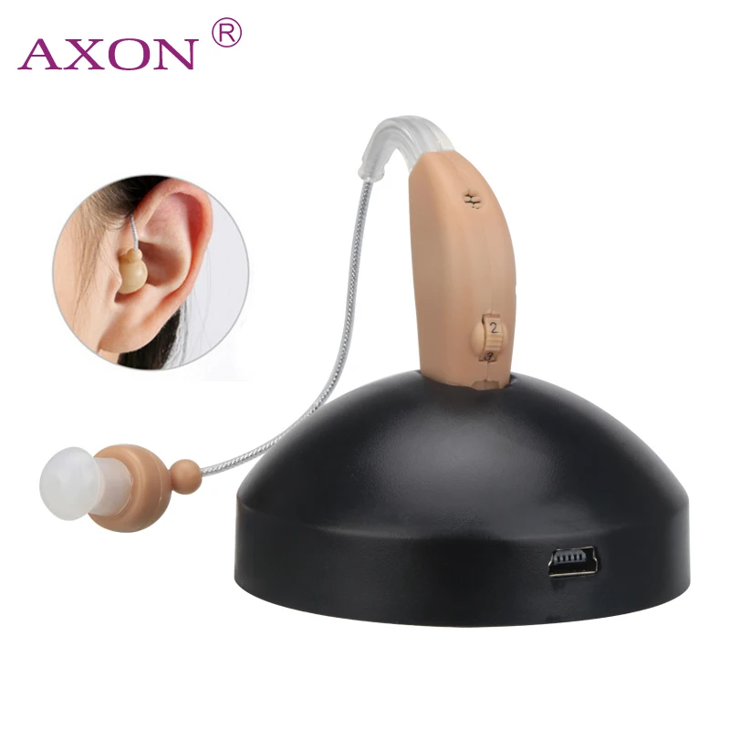 1088F Rechargeable Hearing Aid Best Sound Amplifier Adjustable Tone Hearing Aids Ear Care Tools Hear Clear For Elderly Audifonos