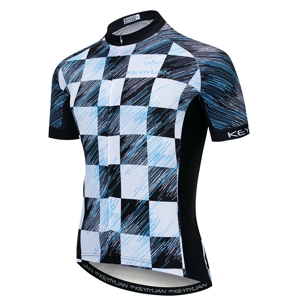 Мужская велосипедная рубашка pro Team Ropa Ciclismo mtb Mountain белая с коротким рукавом 2019 |
