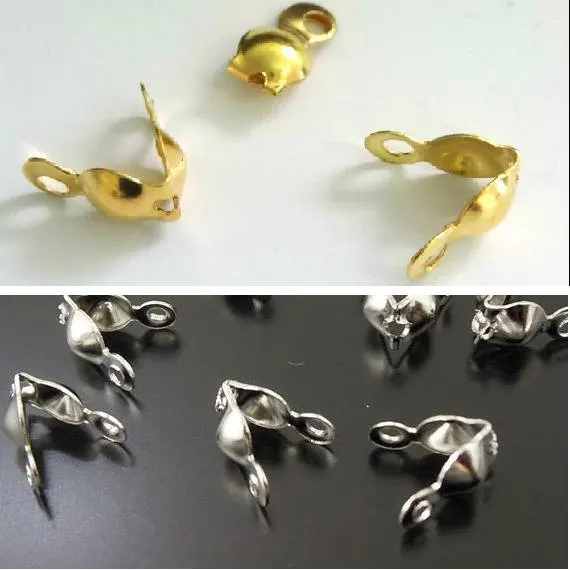 3000pcs mix color ClamShell Calottes Clam Shell Tip End Loop Close