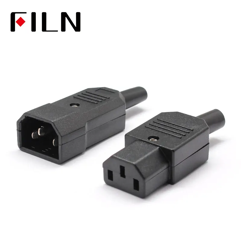IEC320 C14 электрическое гнездо переменного тока 3 pin Красный светодиодный 250V кулисный переключатель 10A предохранитель женский мужской гнездо входа разъем 2-контактный разъем крепление