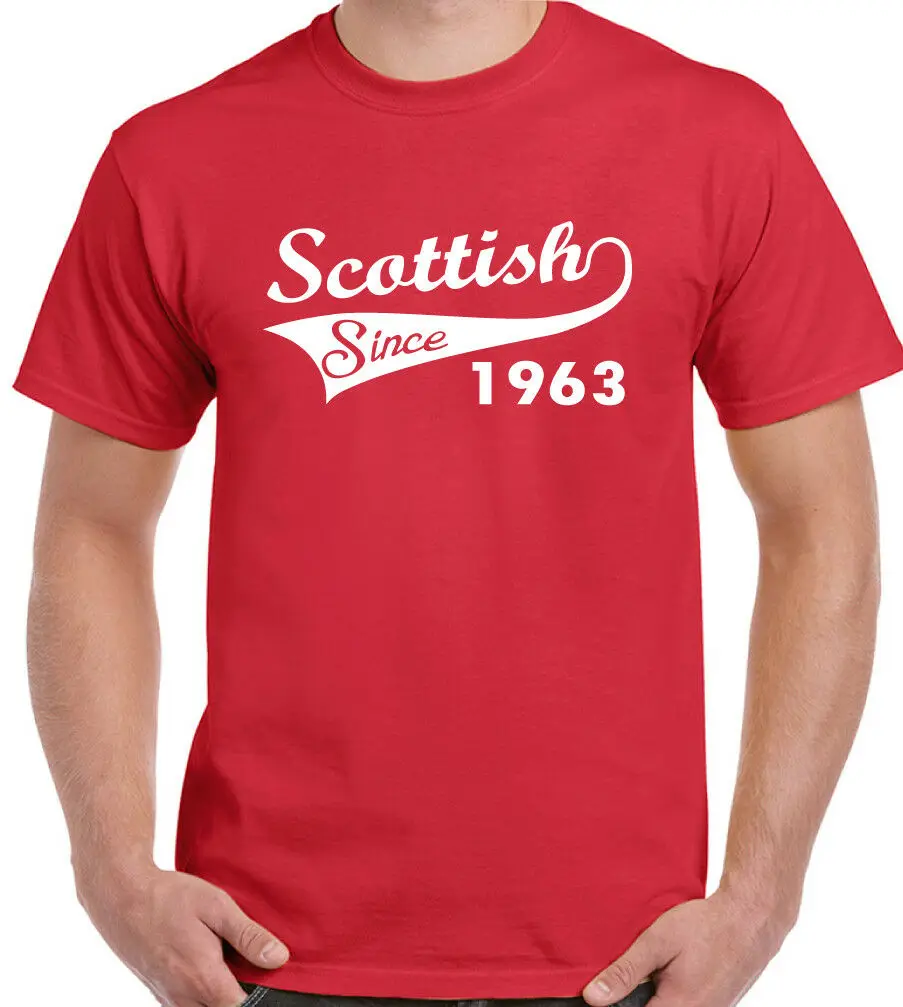 الاسكتلندي منذ 1963-رجل مضحك 56th عيد ميلاد تي شيرت-الرجبي العلم