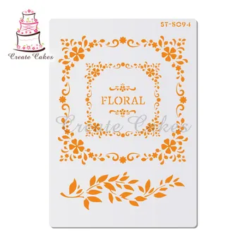 

Floral Stencils For Walls Painting Scrapbooking Stamp Album Decorative Embossing DIY Craft Paper Card Flower Template