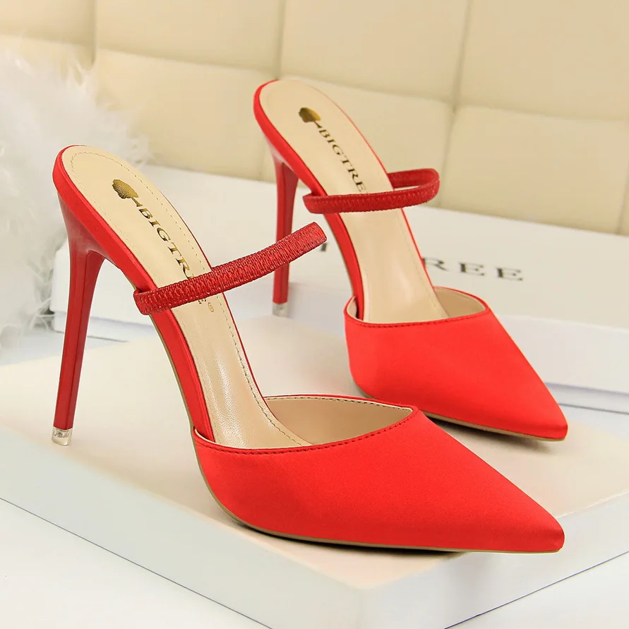 

Women Elegant Thin High Heels Point Toe Party Wedding Shoes Woman Sexy Bridal Pumps Stiletto