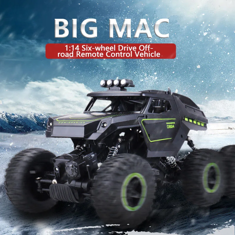 

JJRC Big Mac 1:12 Six-Wheel Climbing Car High-Speed Off-Road Vehicle Outdoor Children's Toy Boy Remote Control Racing