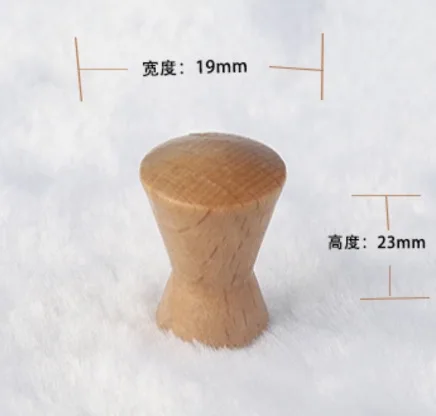 

10pcs/lot 19x23cm Solid wood Log color beech Handle Drawing Handles Furniture accessories