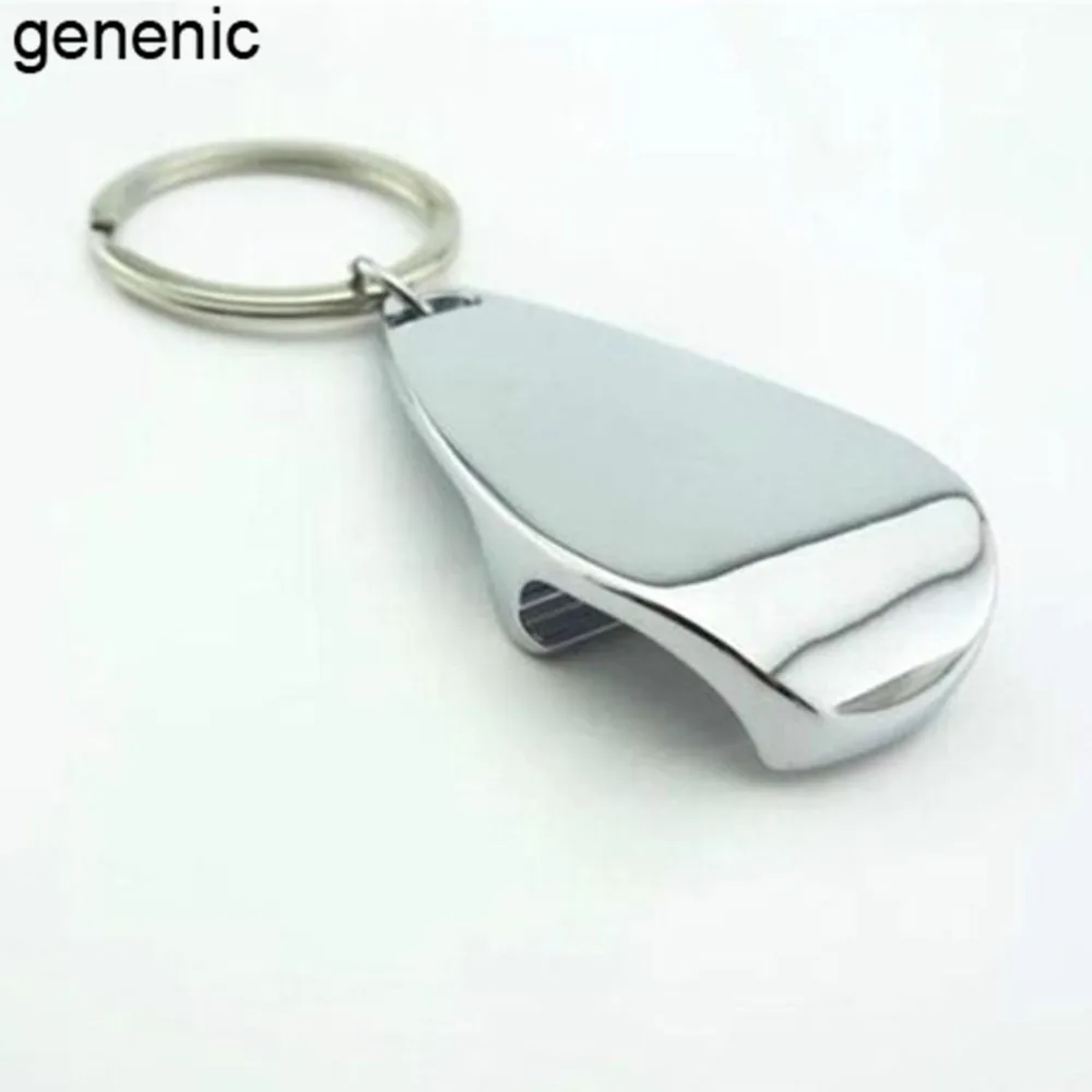 

Mini Silver Keychain Bottle Opener Metal Key Ring Beer Cap Corkscrew High Sales