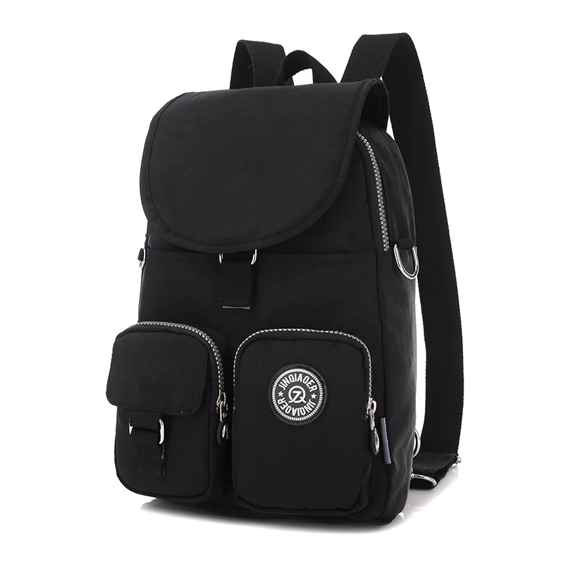 Mujeres Nylon mochilas para los adolescentes bolsa de la escuela hembra hombro ocio mochilas impermeable Nylon Mochila Escolar