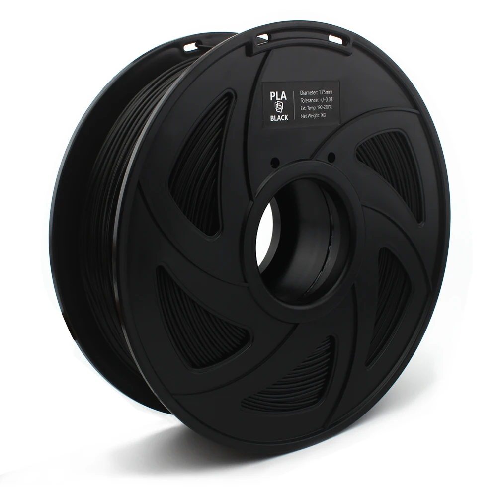 CREOZONE PLA 3D Printer Filament Black Color 1000 (2)