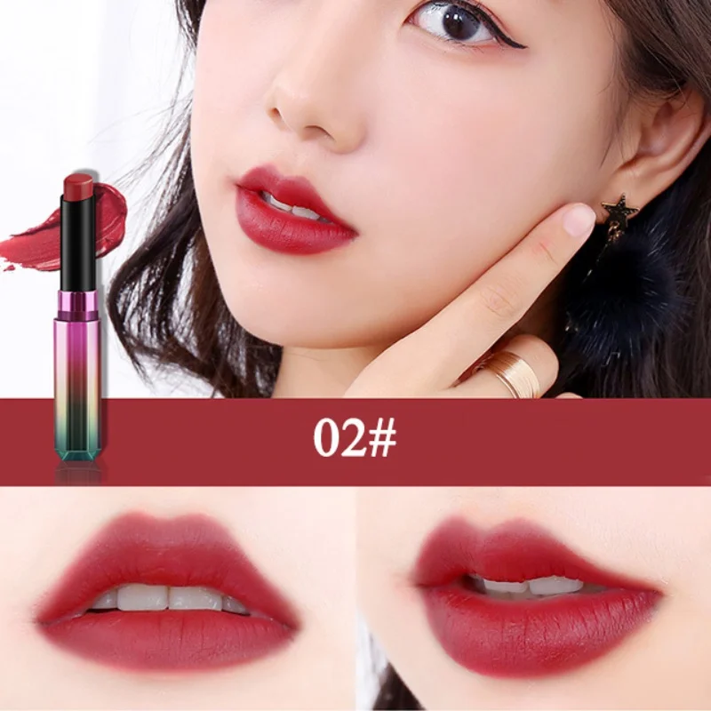 1PC 6 Colors Lips Makeup Long Lasting Waterproof Matte Lipstick Pencil Easy To Wear Lip Stick Make Up Cometics maquiagem 1PC 6 Colors Lips Makeup Long Lasting Waterproof Matte Lipstick Pencil Easy To Wear Lip Stick Make Up Cometics maquiagem