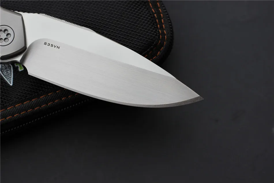 Green thorn Anax bearing folding knife hunting knife (6)