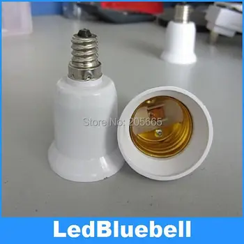 

E12 turn E27 e12-e27 led lamp bulb socket adapter to convert extended lamp