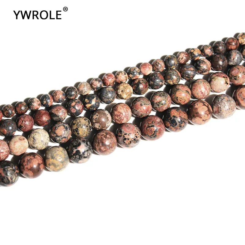 

AAA+ Mix color Matte leopard Stone Natural Stone Beads For Jewelry Making Stone DIY Bracelet Necklace 4/6/8/10/12mm Strand 15''