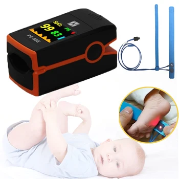 

baby Infant Neonatal children probe Pulse Oximeter Pediatric SpO2 Blood Oxygen Saturation also for adults PC-60E