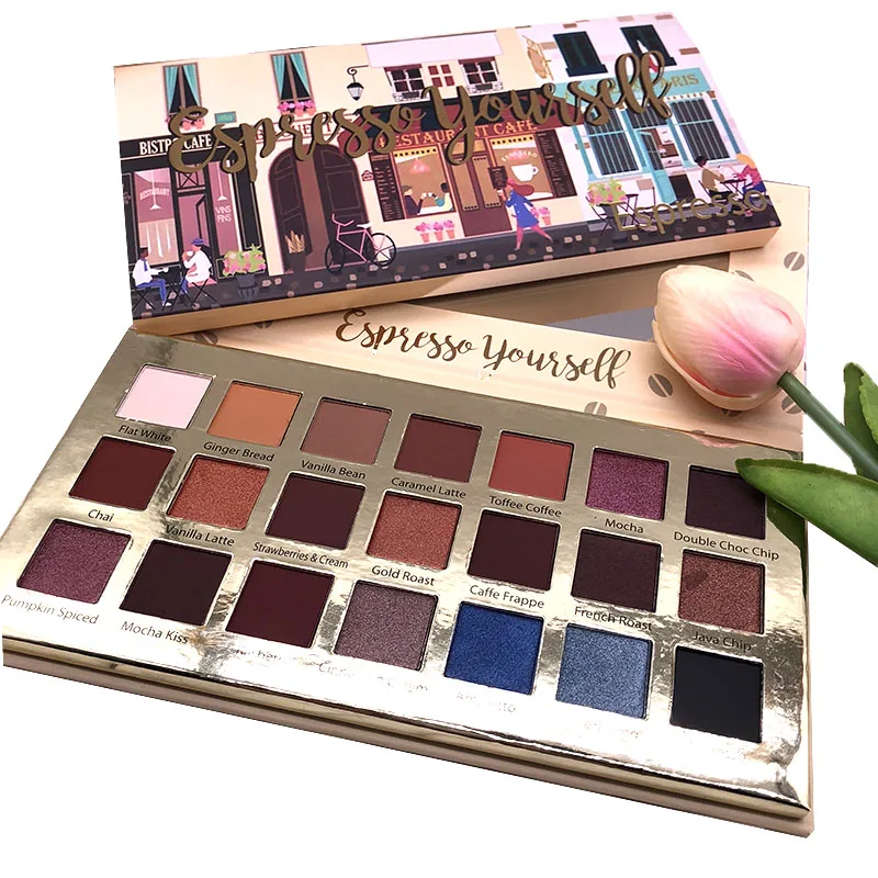 

MEAGOO Beauty Shimmer Glitte Eyeshadow Pallete 21 Color Matte Eye shadow Palette Makeup brochas maquillaje profesional pinceaux