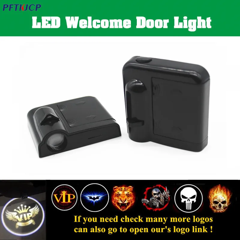 2x Car LED Door Warning Light Logo Projector for Kia rio