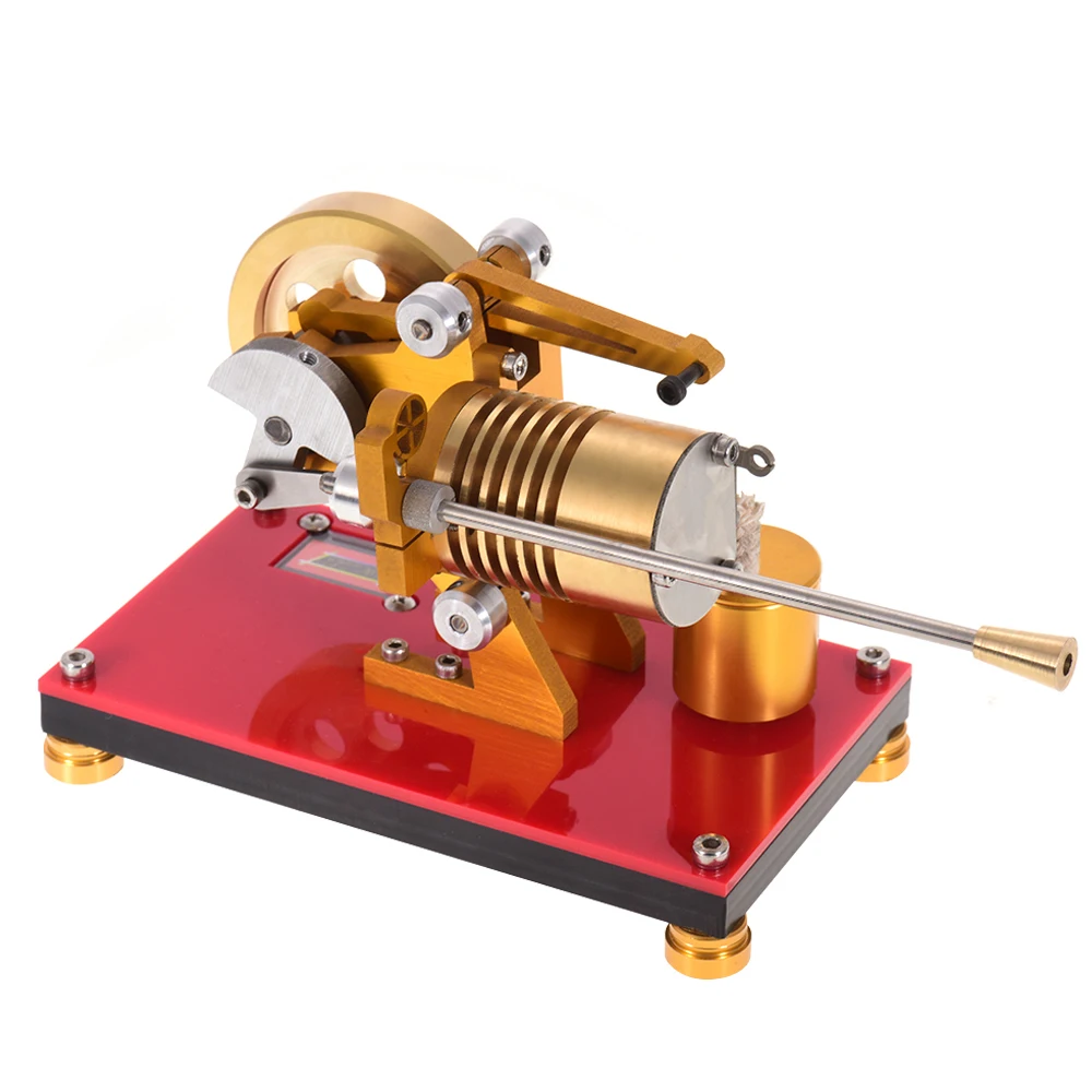 

Flame Licker Suction Stirling Engine Model Micro Engine Generator Model Scientific Education Toy with Experimental Teaching