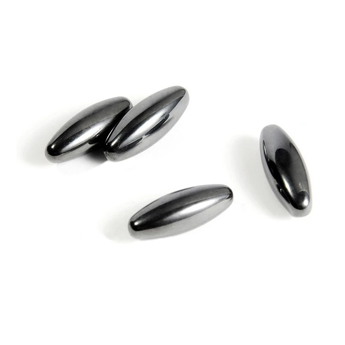 

Olives-shaped Magnetic Rattlesnake Eggs 4Pcs / Set Highly Polished Magic Magnet Leisure Toy for Developing Children' Vrain