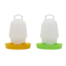 Novo Pássaro beber Animal alimentador água potável Pássaro Codorna Frango Bebedouros Mini tigela de água 350 ml