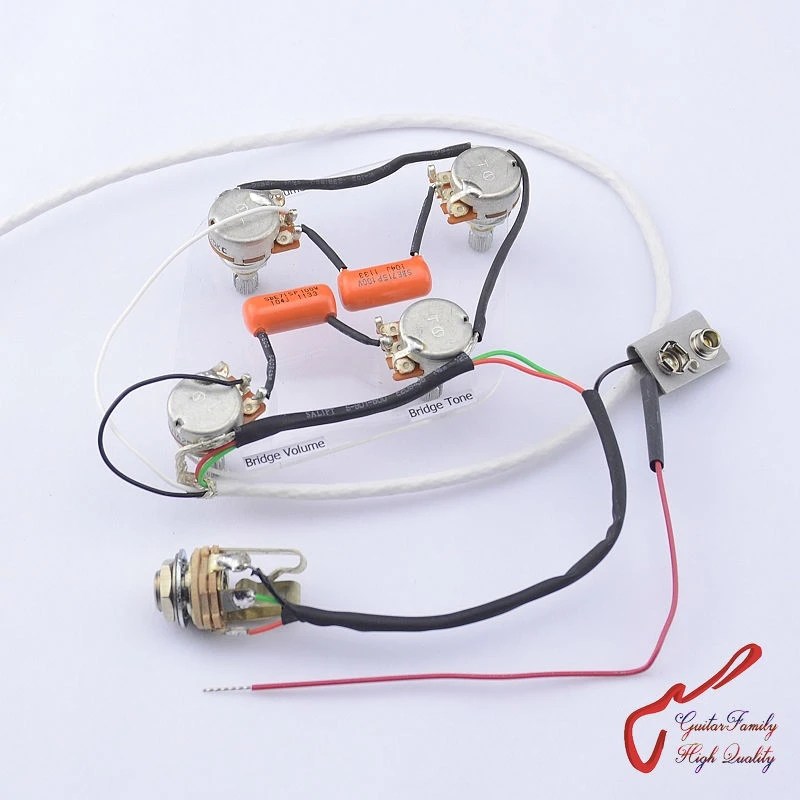 1 Set GuitarFamily Electric Guitar Active Pickup Wiring Harness ( 4x TQ 25K Pots + 1x Jack ) ( #0546 )|active pickups|25k potguitar active pickup - AliExpress | Guitar Pickup Wiring Harness | | AliExpress