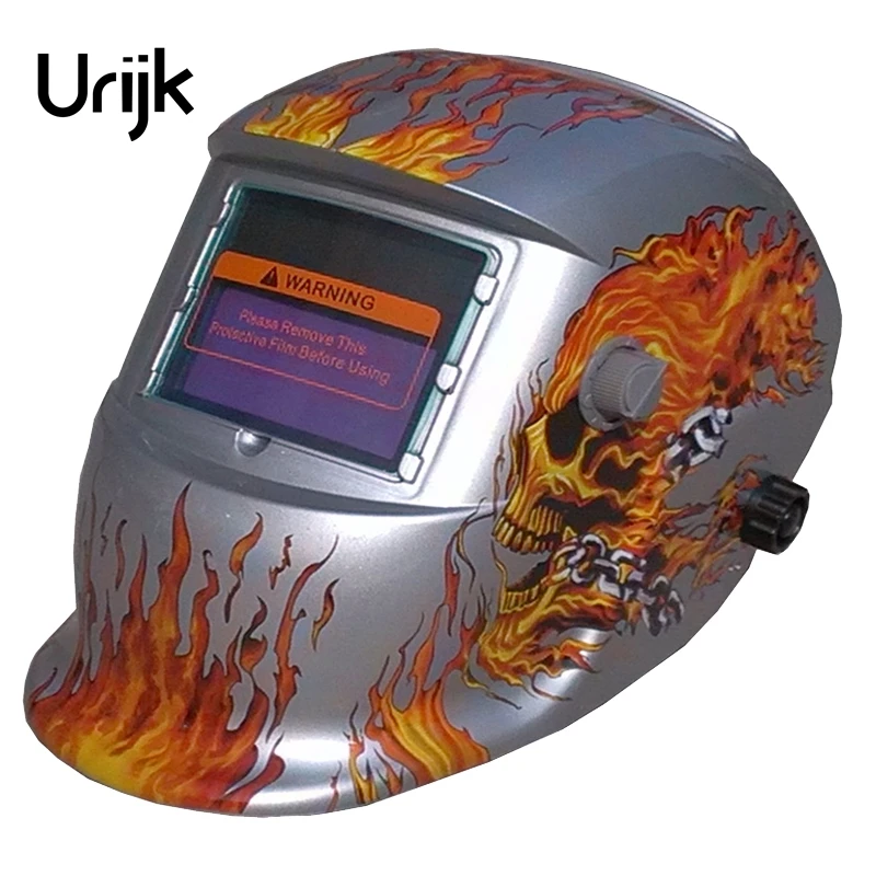 

Urijk Adjustable Welding Helmet Protective Mask PP DIY Tool Headset Argon Arc Welding Mask Fold Solar Energy Automatic Dimming