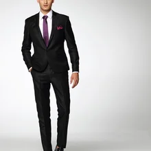 Черный комплект из 2 предметов(куртка), модные мужские костюмы, костюм Hoome Slim Fit Terno Masculino, Новое поступление, с отворотом, высокое качество, Terno