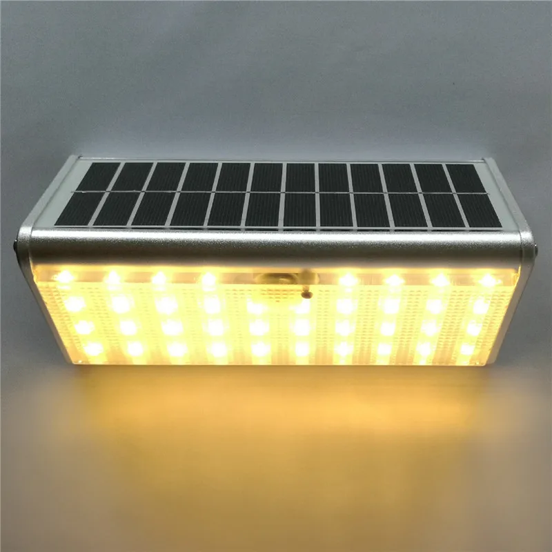 

Outdoor Waterproof LED Solar Panel Powered Wall Angle Light Garden Street Lamp Corridor Landscape Super Bright Lighting Decor