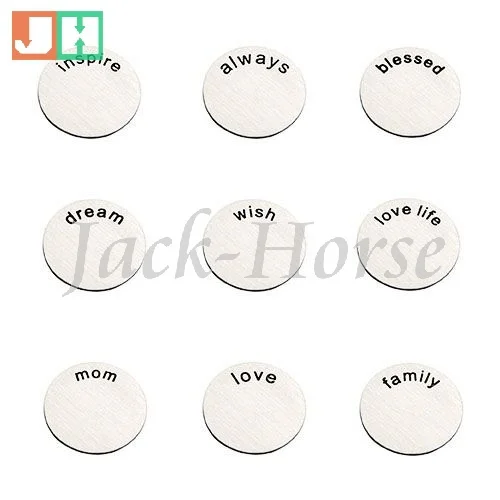 Stainless steel living floating locket plate memory glass 25mm 30mm | Украшения и аксессуары
