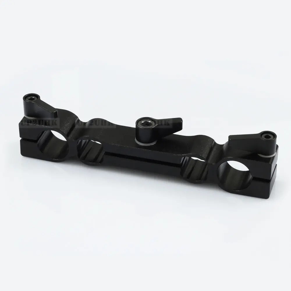 

19mm 15mm Rod Clamp Adapter fr Studio Support Rail DSLR Rig Follow Focus Camera