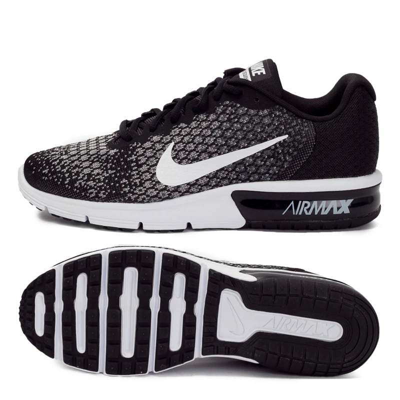 Оригинальный Новое поступление NIKE AIR MAX SEQUENT 2 мужские кроссовки для бега|Беговая