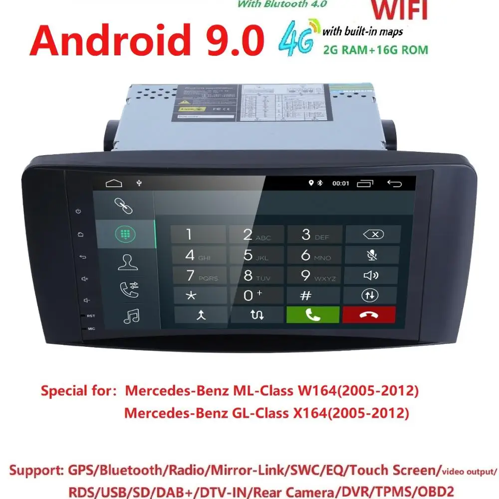 Flash Deal For Benz ML W164 GL X164 ML300 ML350 ML450 ML500 GL350 GL450 GL500 GL550 Android 9.0 2DIN PX5 Car Radio multmedia GPS Navigation 0 Flash Deal For Benz ML W164 GL X164 ML300 ML350 ML450 ML500 GL350 GL450 GL500 GL550 Android 9.0 2DIN PX5 Car Radio multmedia GPS Navigation 0