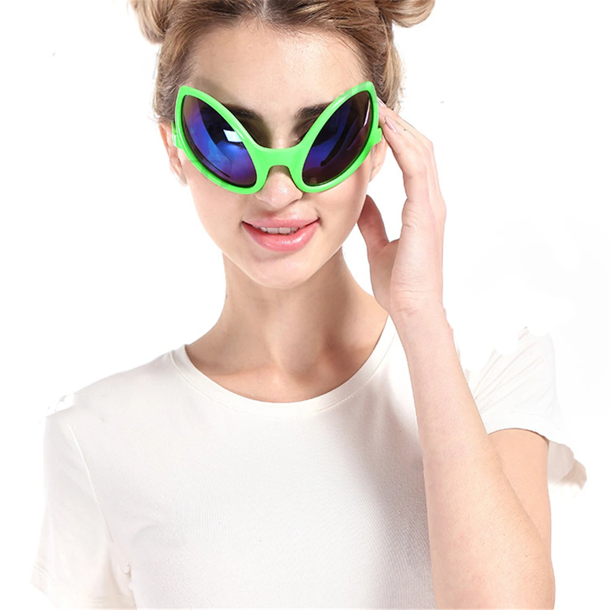 Funny Alien Costume Mask Novelty Beach Sunglasses Halloween Party Favors Photo Props Supplies Kids Adult Toy