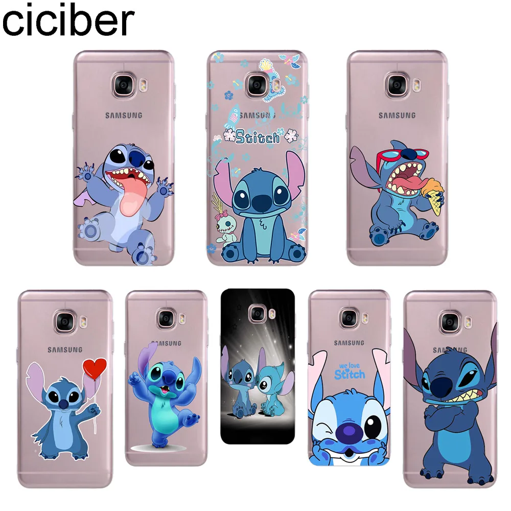 

Ciciber Stitch For Samsung Galaxy C7 C7 PRO C5 C5 PRO C9 C9 PRO C10 PRO C10 PLUS Silicone Back Cover Soft TPU Phone Cases Capa