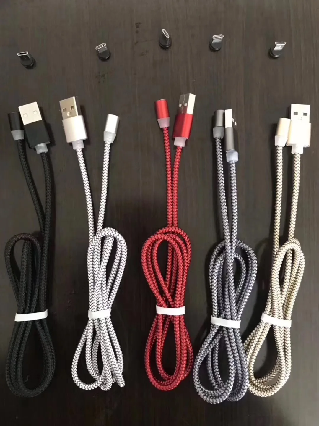 Магнитный кабель Micro Usb Type C для зарядки и синхронизации данных с разъемом