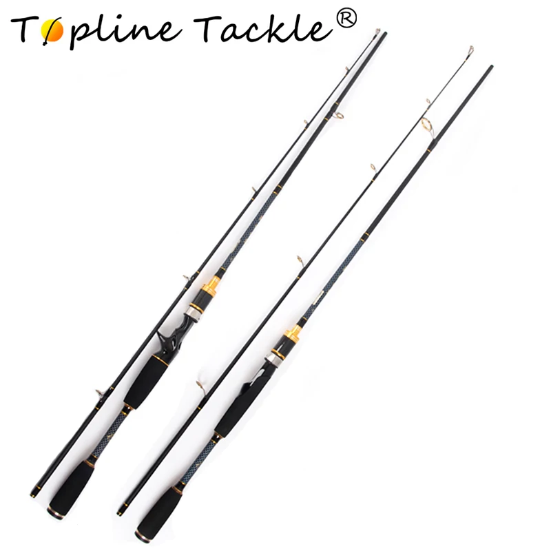 

TopLine Tackle spinning carbon fiber fishing rod canna da pesca joran carbonio varasvara pesca telescopica ultra leggere rods