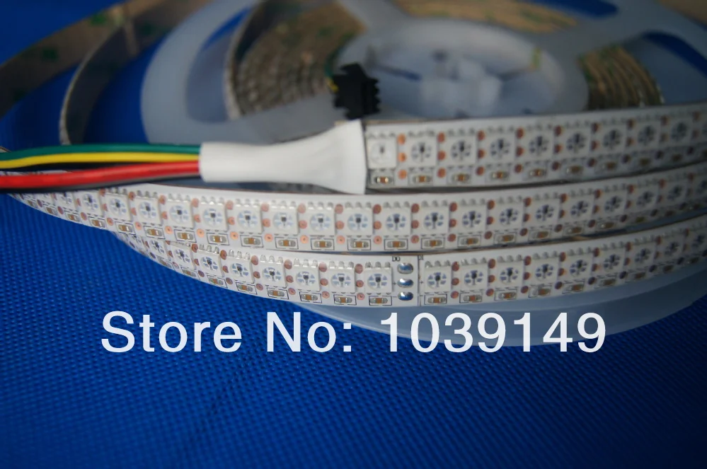 DC5V вход; 4 м/roll Белый PCB WS2811 IC встроенный 5050 SMD RGB LED чип цифровой ws2812b ws2811 144 пикс./м Светодиодные ленты WS2811; IP20